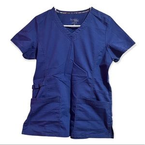 BLOSSOM NAVY BLUE SCRUB SET